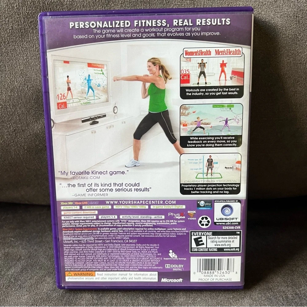 Your Shape: Fitness Evolved for Xbox 360 -‎ Purple